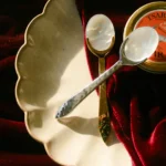 Hammered Mother of Pearl Spoon